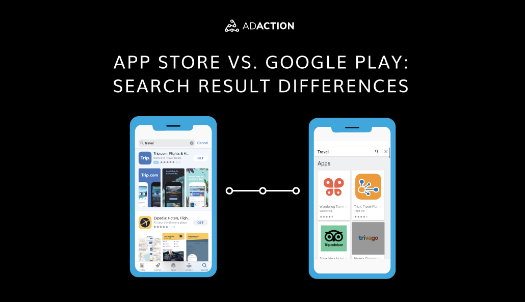search comparison app store vs google play