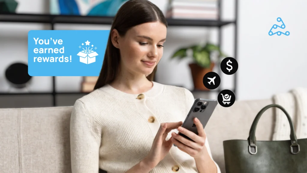 Women engaging with a consumer rewards program in the USA to turn everyday spending into real financial value.