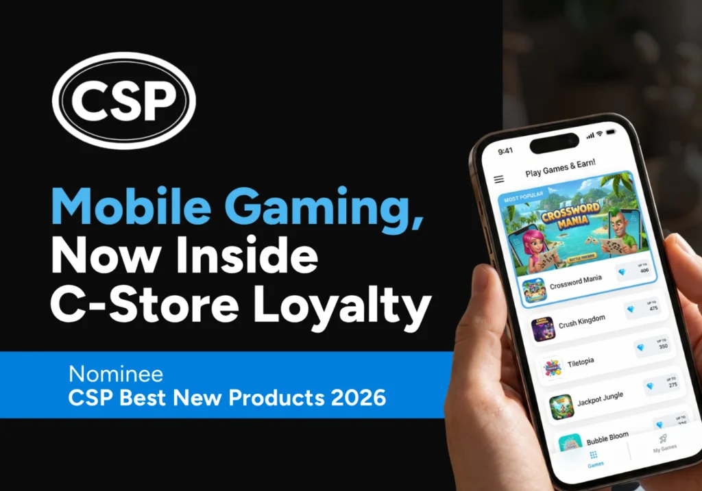 Mobile Gaming, Now Inside C-Store Loyalty with AdGem Play™ / How AdGem Play™ Turns Your Members' Gaming Habit into Loyalty Revenue